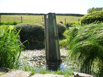 Pond on campsite - Tour de France camping